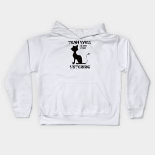 Funny Cat Lovers Humor meme Kids Hoodie